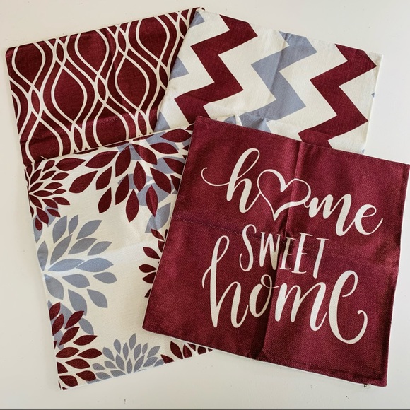 Hexagram Modern Pillow Covers Set of 4 - Picture 2 of 7